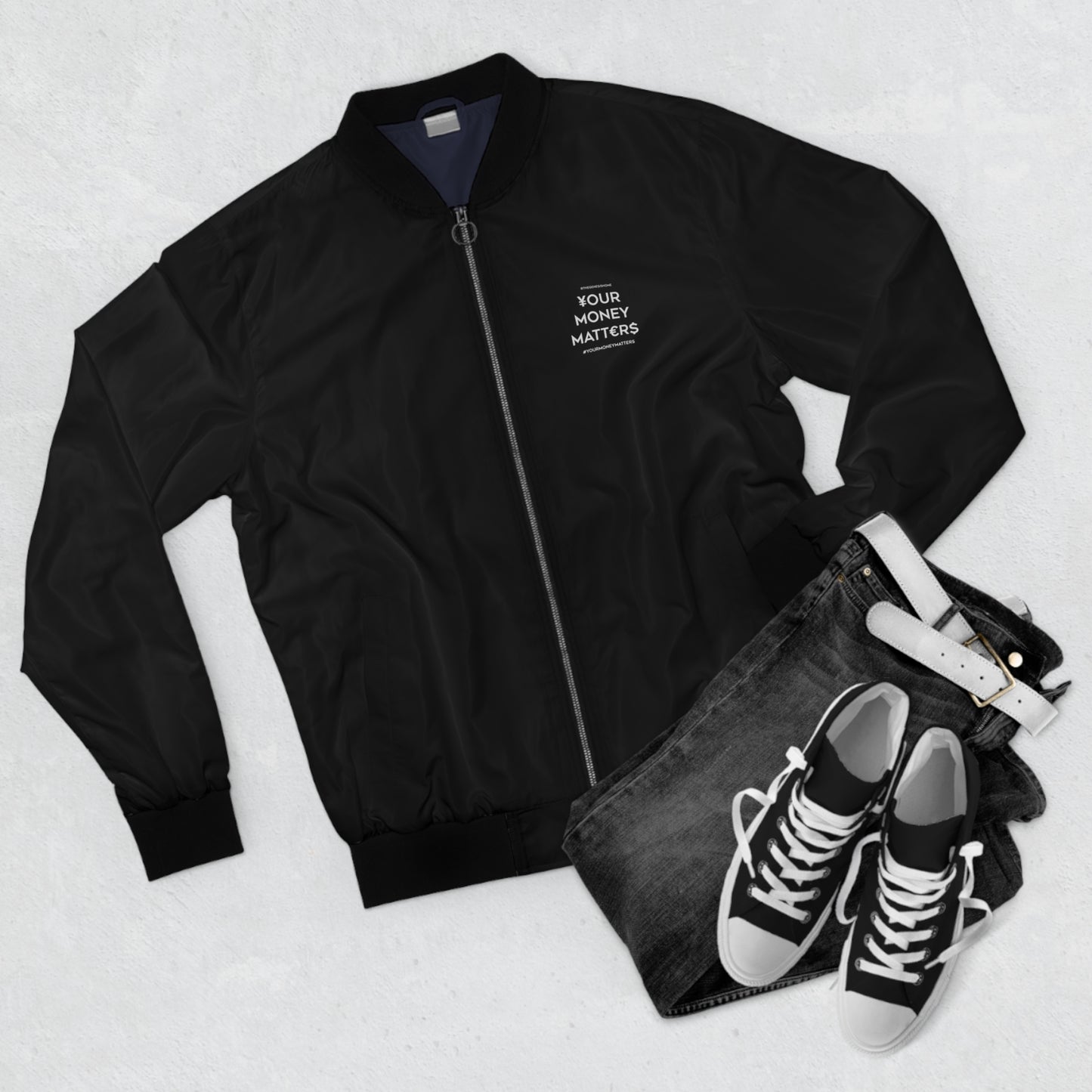 Bomber Jacket - Your Money Matters Financial Empowerment Design
