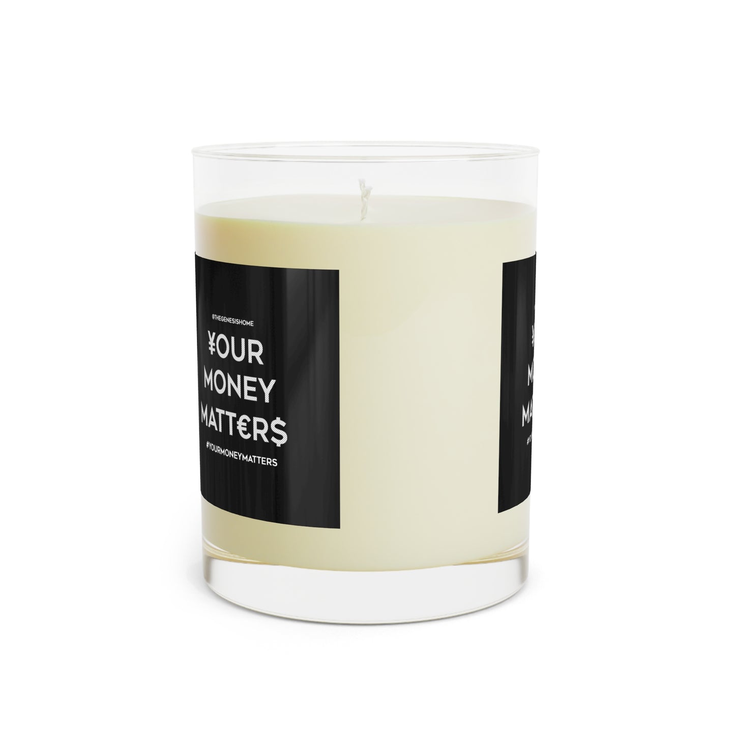 Your money matters Scented Candle - Full Glass, 11oz