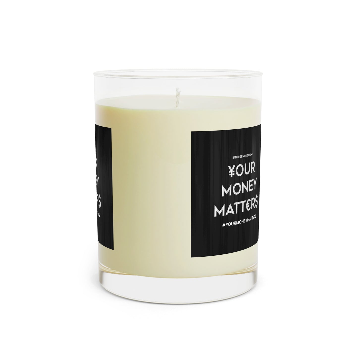 Your money matters Scented Candle - Full Glass, 11oz