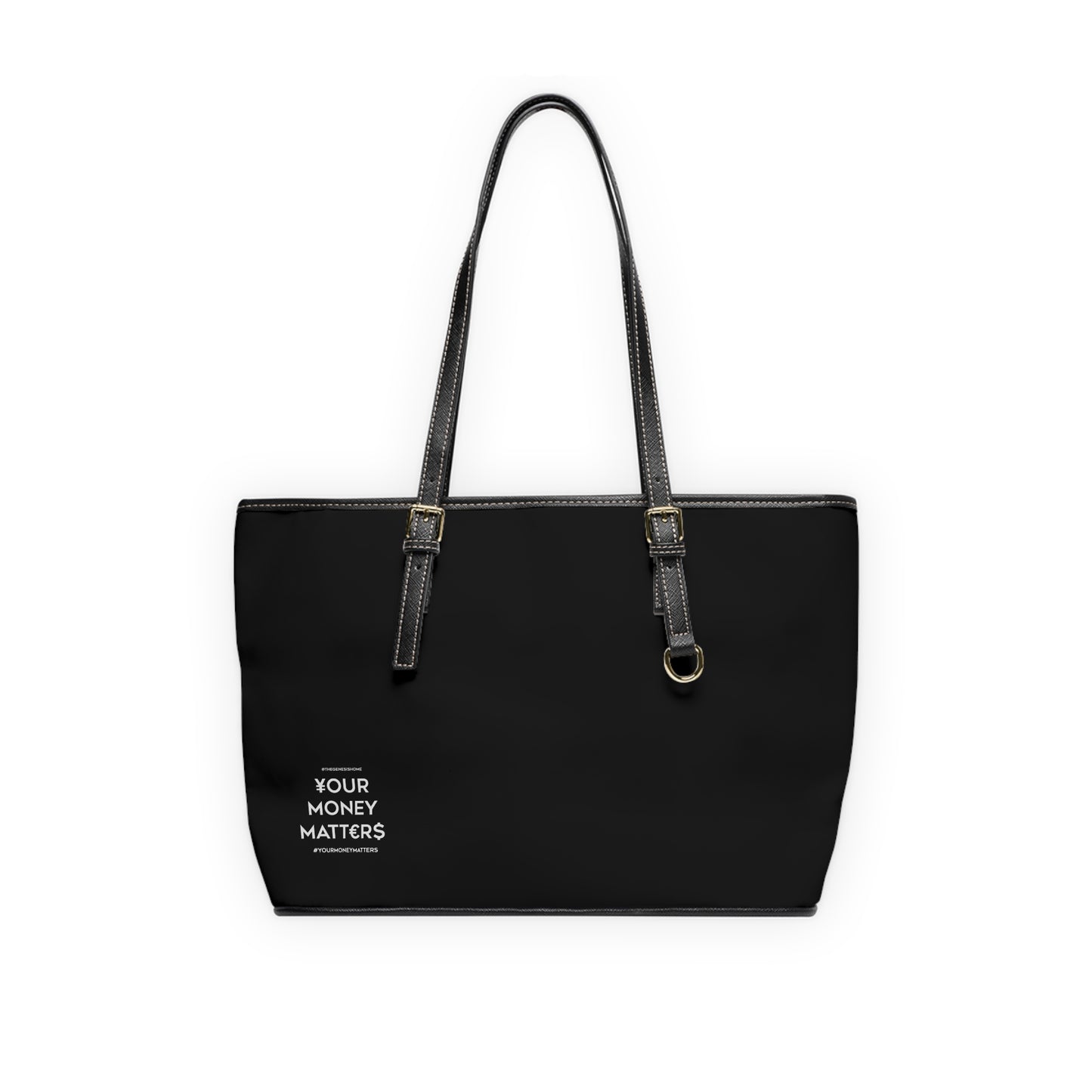 Your Money Matters PU Leather Shoulder Bag