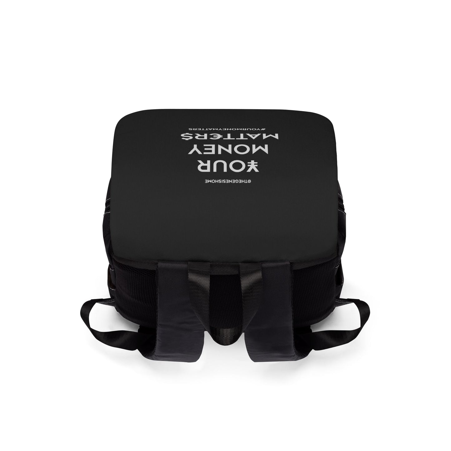 Your money Matters Unisex Casual Shoulder Backpack