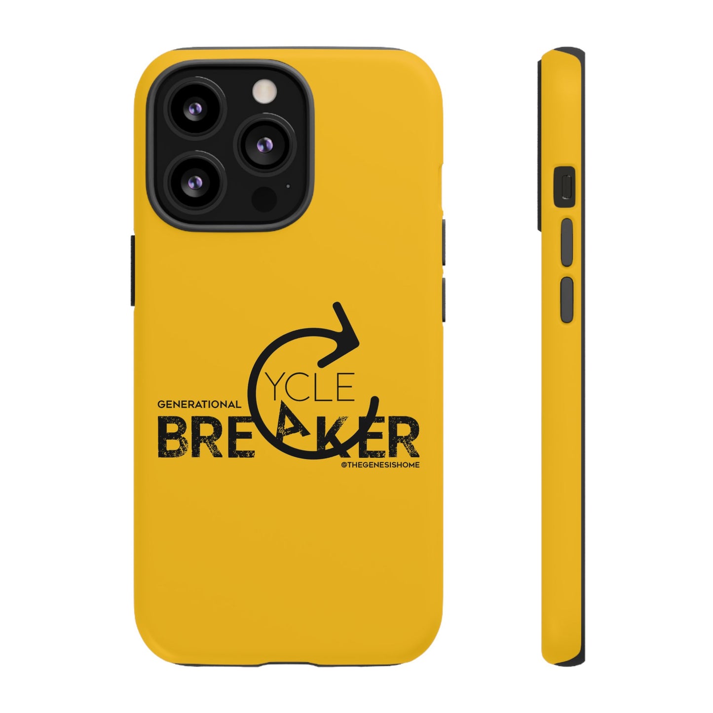 Yellow Generational Cycle Breaker Tough Cases